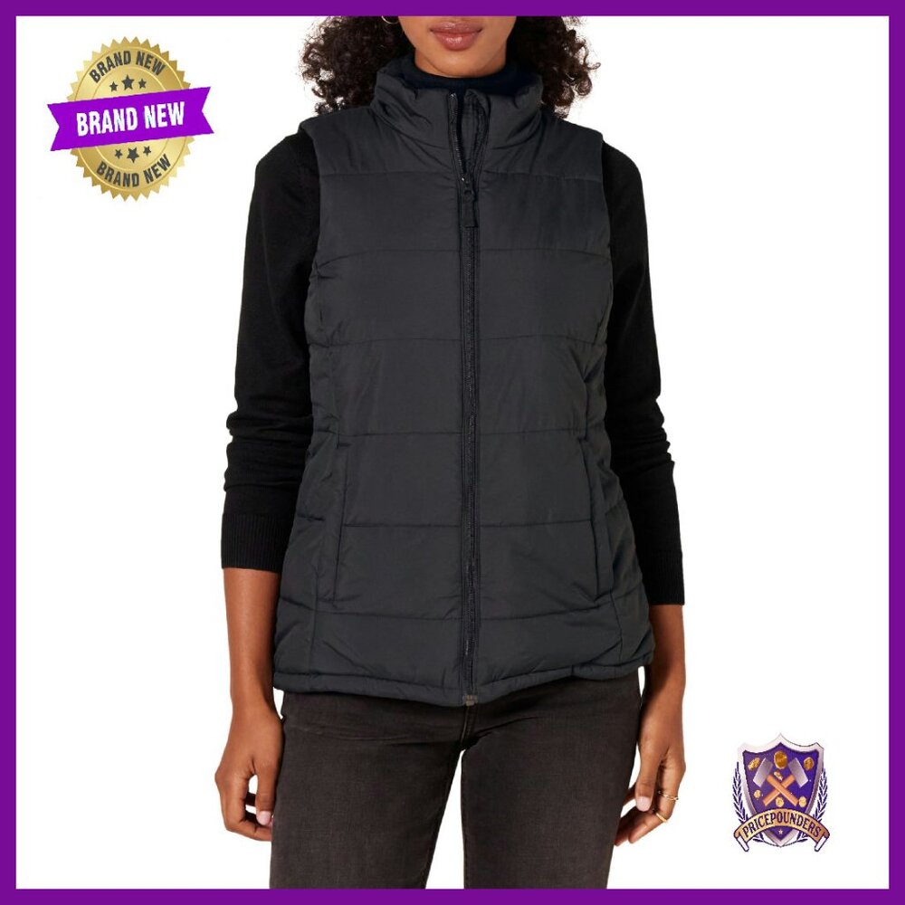 Women's Mid-Weight Puffer Vest Regular Fit Water-Resistant
